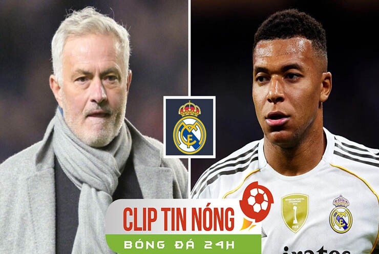 Không đoạt World Cup, Mbappe nguy cơ bị HLV Mourinho tước vị thế siêu sao số 1 ở Real (Clip Tin nóng)