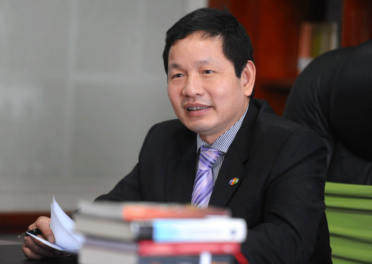 Ông Trương Gia Bình, Chủ tịch FPT. Ảnh: Hoàng Hà