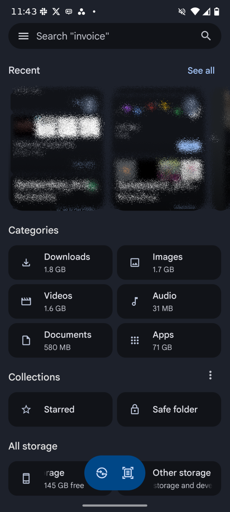 Giao diện ứng dụng Files by Google. Ảnh: Android Police