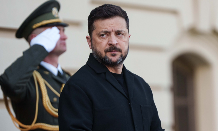 Tổng thống Ukraine Volodymyr Zelensky tại Kiev hôm 19/6. Ảnh: AP