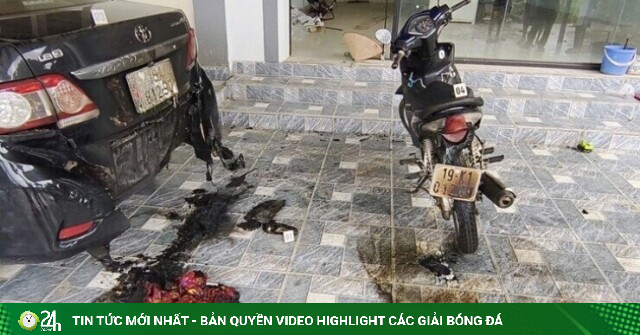Đem xăng đốt ô tô hàng xóm giữa đêm vì mâu thuẫn