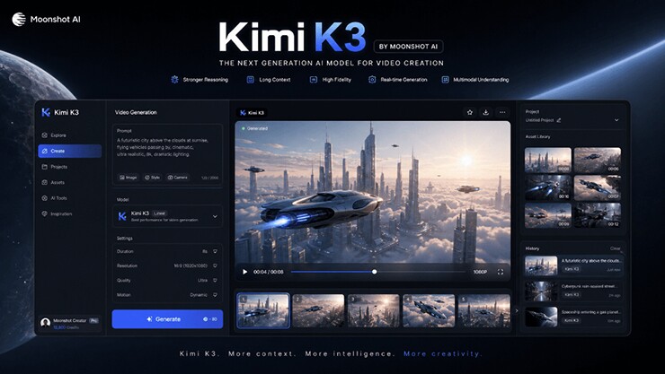 Kimi K3 có chi phí rẻ hơn nhiều các đối thủ lớn từ Mỹ.