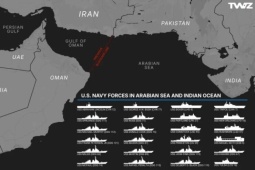 Bên trong dàn tàu chiến Mỹ siết phong tỏa Iran