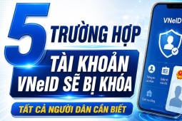 5 trường hợp tài khoản VNeID sẽ bị khóa