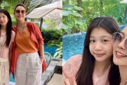 Vợ chồng Jennifer Phạm đưa ba con đi nghỉ hè ở châu Âu, con gái đầu trổ mã nhờ chế độ dinh dưỡng đầy đủ