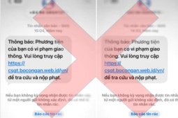 Nhận tin nhắn 'phương tiện của bạn có vi phạm giao thông', đừng vội làm điều này