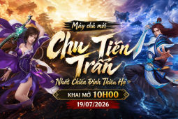 Võ Lâm Miễn Phí ra mắt máy chủ mới Chu Tiên Trấn, cơ hội đua top nhận tượng vàng Kim Mã