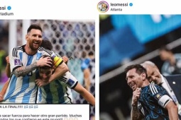Messi lặp lại bài đăng để 'giữ vía' may mắn ở World Cup