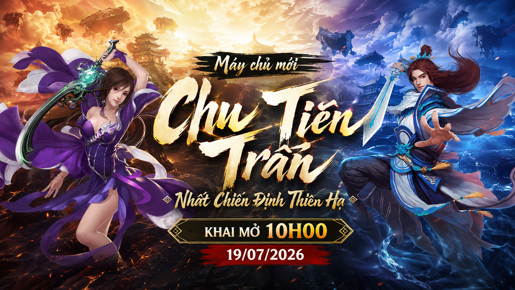 Võ Lâm Miễn Phí ra mắt máy chủ mới Chu Tiên Trấn, cơ hội đua top nhận tượng vàng Kim Mã - 1
