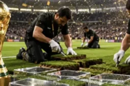 FIFA bóc sân cỏ chung kết World Cup, đóng hộp, bán hàng lưu niệm