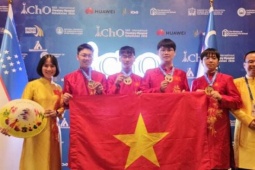 Việt Nam đồng hạng Nhất Olympic Hóa học quốc tế với 100% Huy chương Vàng, có 3 học sinh cùng một trường