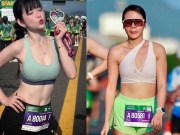 Hot girl võ thuật Châu Tuyết Vân đọ sắc cùng dàn người đẹp chạy marathon