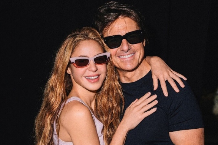Shakira tái ngộ 'tình tin đồn' Tom Cruise