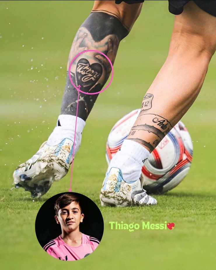 Loạt hình xăm thể hiện tình yêu gia đình của Messi - 5