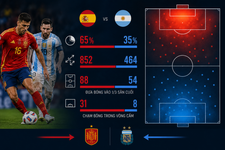 Chung kết World Cup 2026: Nhìn từ con số thống kê, Argentina may mắn không thua nhiều hơn - 1