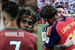 Cái ôm của Messi và Yamal gây bão mạng sau trận chung kết World Cup