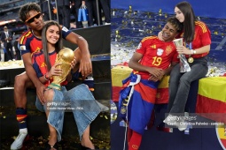Yamal 19 tuổi làm điều hiếm có: 2 năm vô địch EURO, World Cup với 2 bạn gái khác nhau