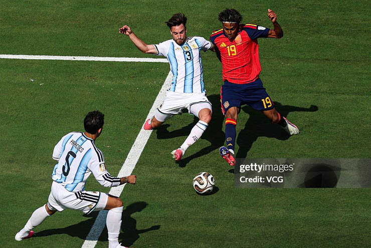 Yamal khiến các hậu vệ của Argentina trải qua ngày thi đấu quá vất vả