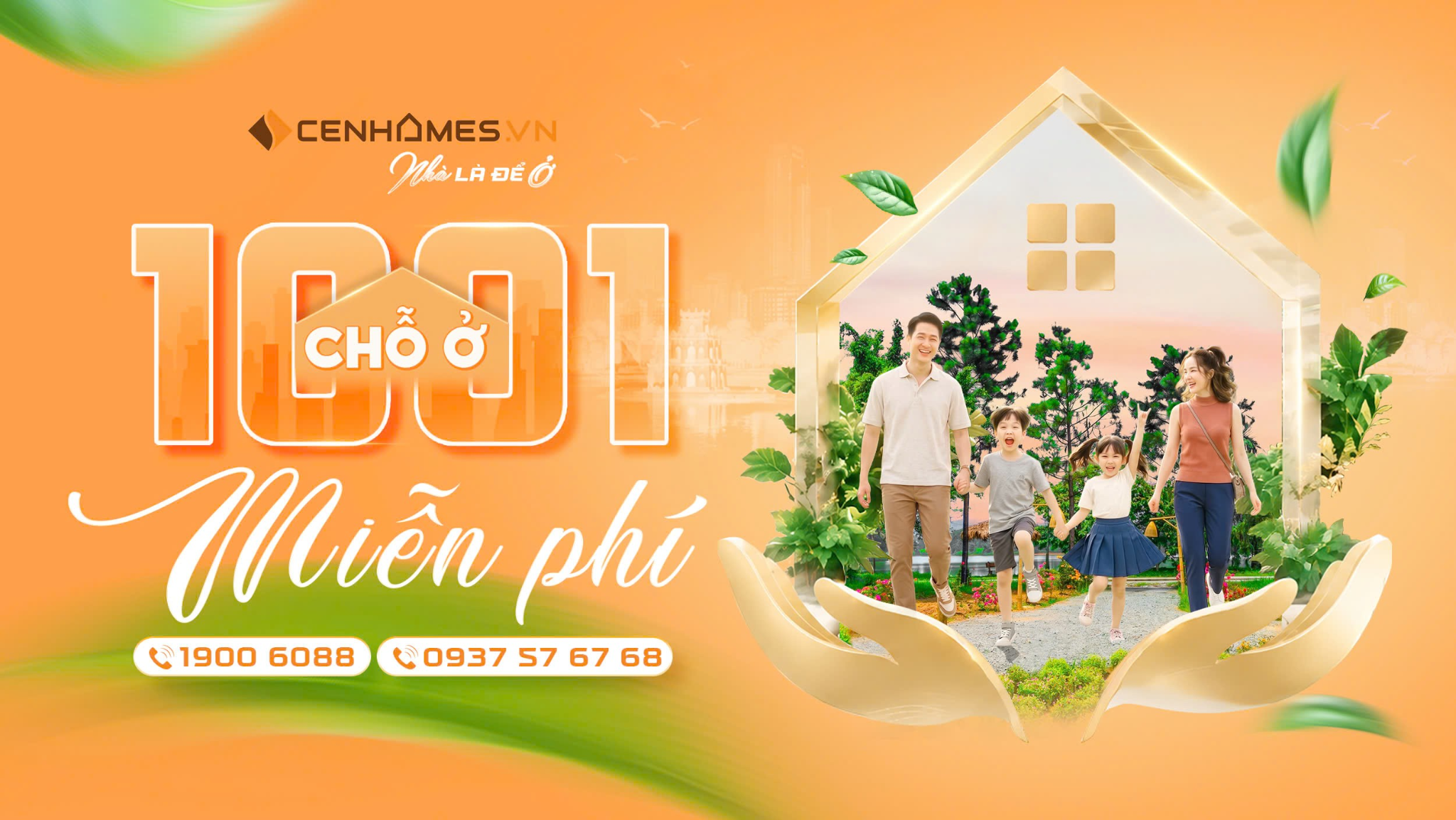Chiến dịch Cenhomes.vn - Nhà là để ở, khởi đầu từ 1001 chỗ ở Miễn phí