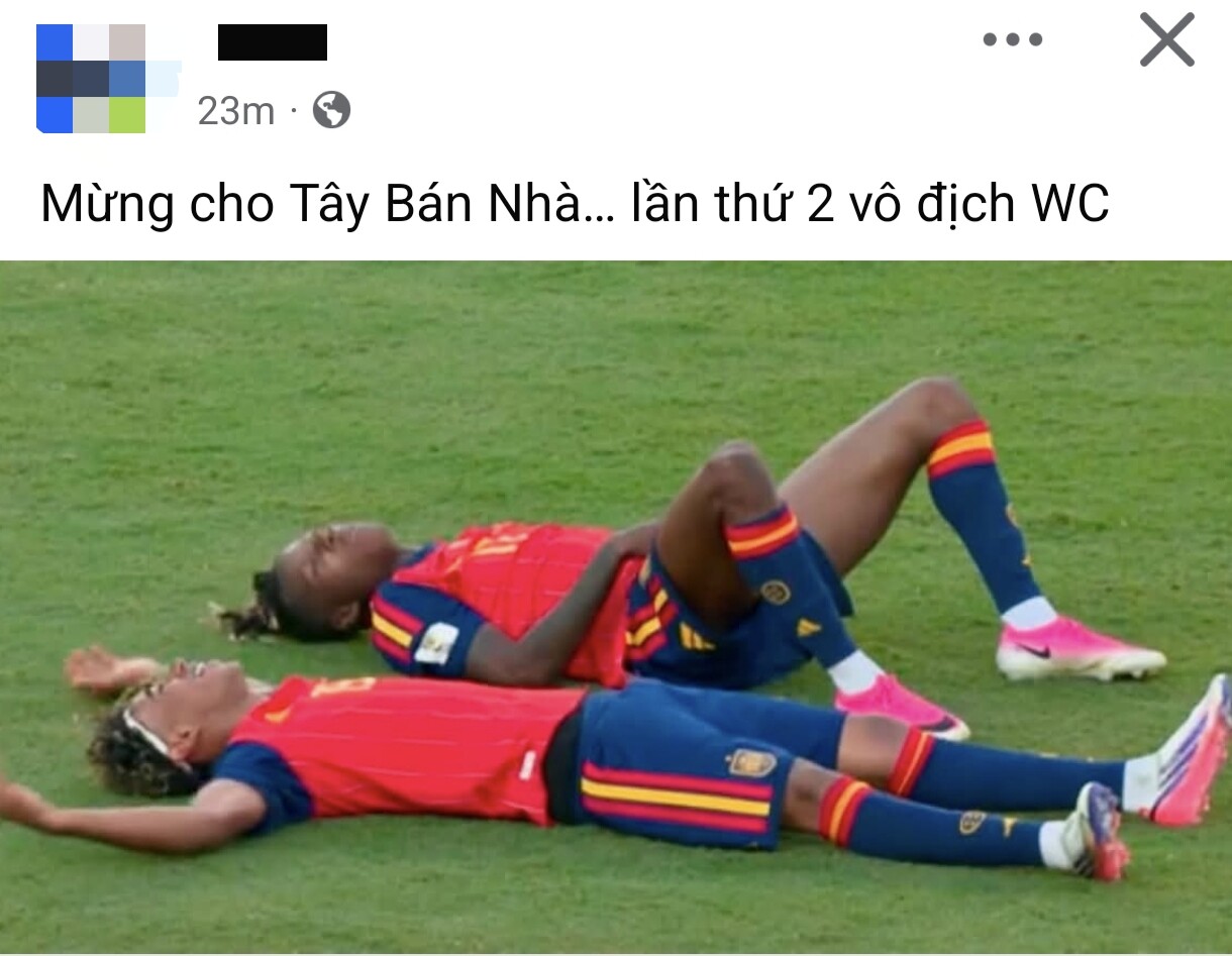 Tây Ban Nha có chức vô địch World Cup lần thứ 2.