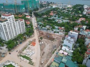 Lộ diện hình hài đường 90m giữa lòng Hồ Tây
