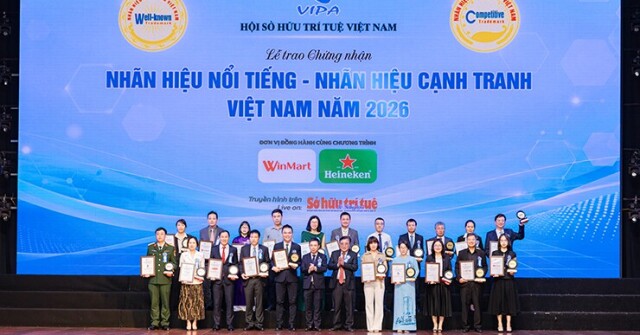 Sonadezi đạt Top 10 Nhãn hiệu nổi tiếng Việt Nam năm 2026