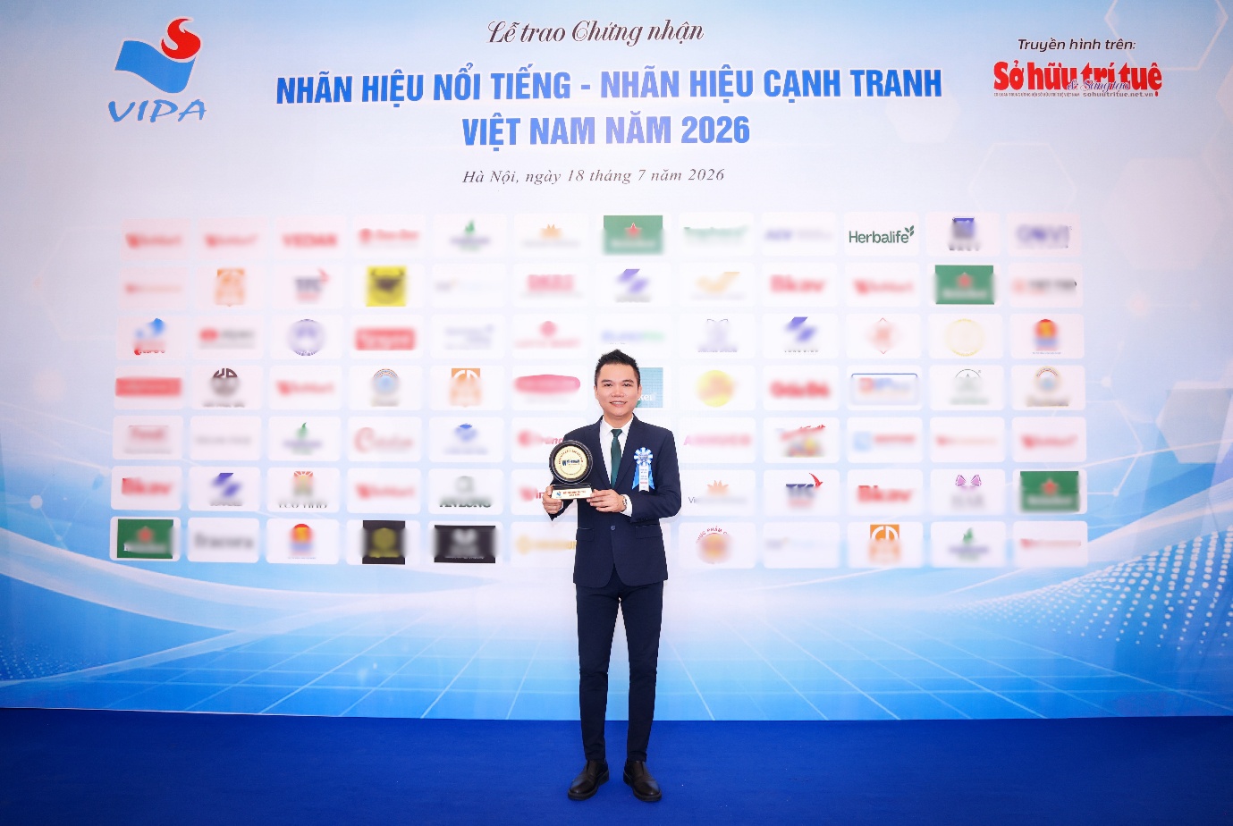 Ông Nguyễn Thành Đạt – Giám Đốc Truyền Thông cấp cao Herbalife Việt Nam tại sự kiện trao giải