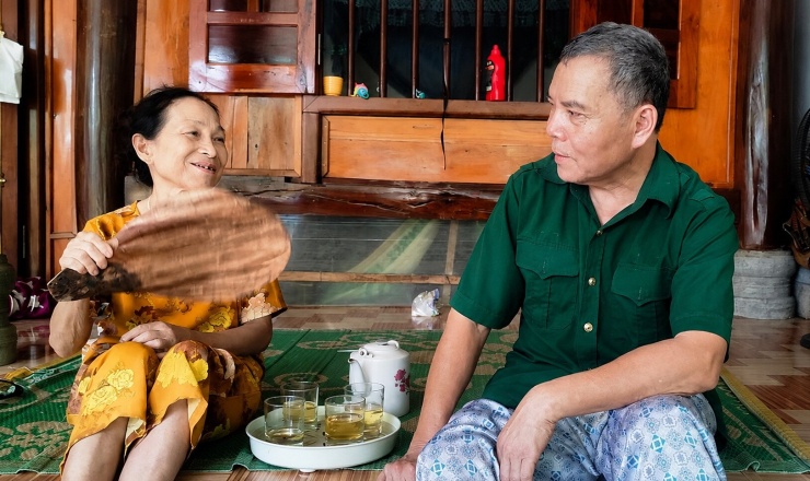Vợ chồng ông Yêm tự hào về 7 cô con gái