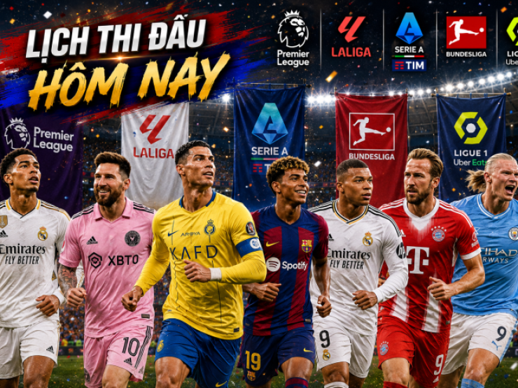 LỊCH THI ĐẤU BÓNG ĐÁ HÔM NAY MỚI NHẤT: Nóng Champions League, VĐQG La Liga