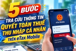 5 bước tra cứu thông tin quyết toán thuế thu nhập cá nhân trên eTax Mobile