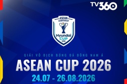TV360 phát sóng Giải Vô địch Bóng đá Đông Nam Á (ASEAN Hyundai Cup 2026)