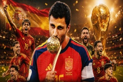 Rodri vô địch World Cup: Thêm một Quả bóng vàng sẽ thành tiền vệ vĩ đại nhất?