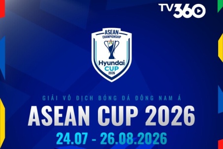 TV360 phát sóng Giải Vô địch Bóng đá Đông Nam Á (ASEAN Hyundai Cup 2026)