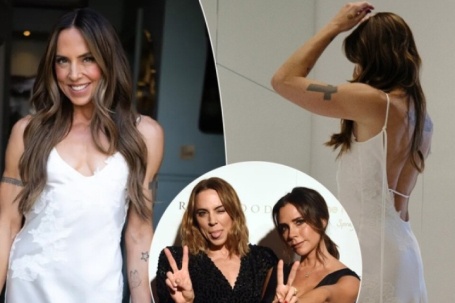 Chiếc váy cưới đặc biệt Victoria Beckham thiết kế riêng tặng Mel C