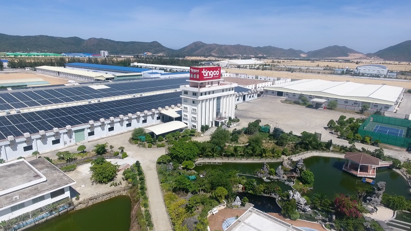 Nhà máy Tingco Bình Định diện tích hơn 13.5 hecta