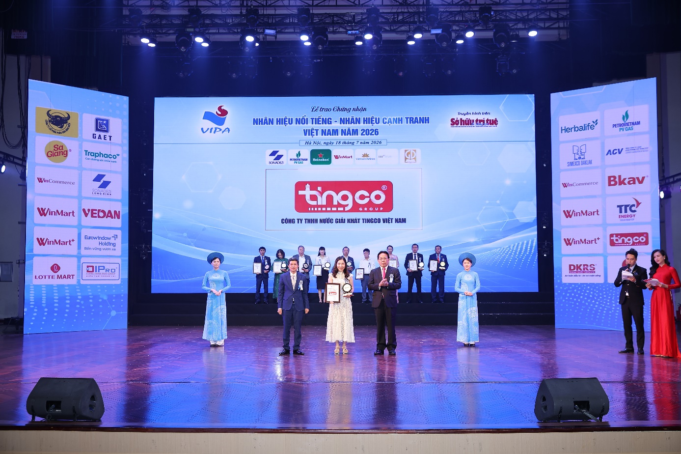 Tingco – vinh dự nhận chứng nhận Top 10 Nhãn hiệu Nổi tiếng Việt Nam 2026