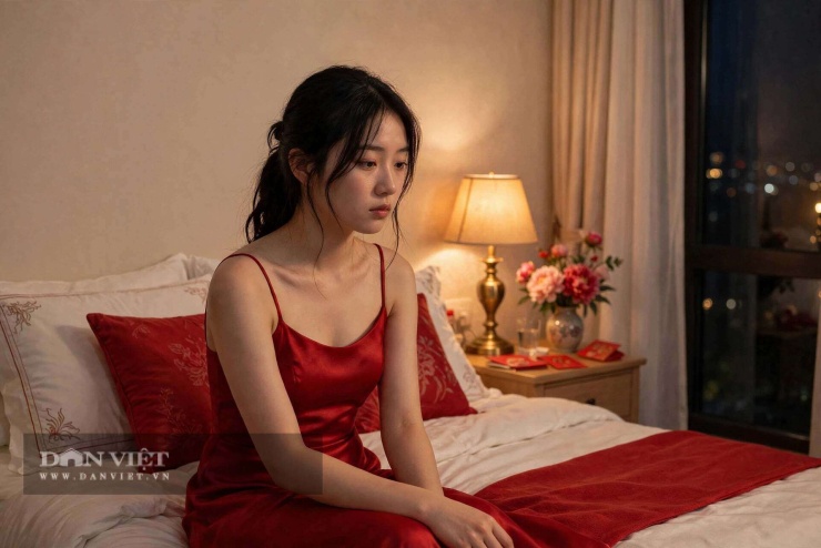 Cái cảm giác bị bỏ lại một mình trong đêm tân hôn thiêng liêng nhất của đời người con gái, nó gặm nhấm tôi.