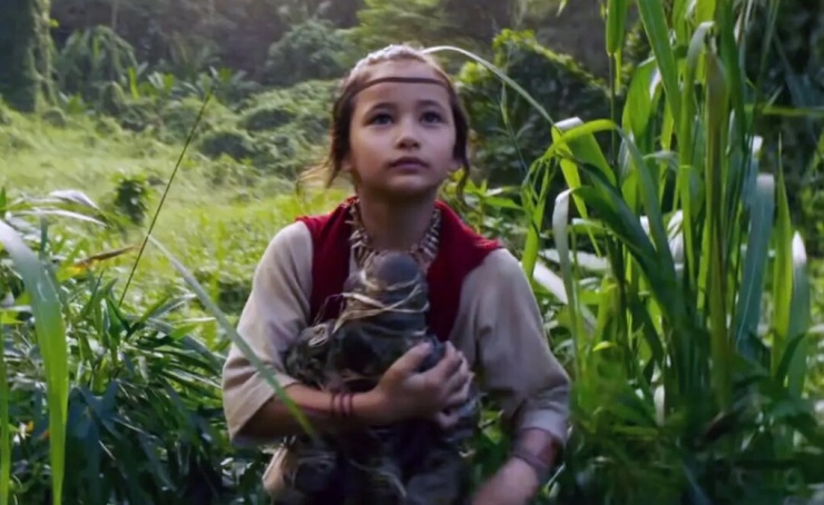Kaylee vai Jia trong phim 'Godzilla vs. Kong' năm 2021. Ảnh: HBO Max