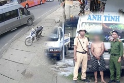 Tài xế “ma men” điều khiển xe khách đánh võng trên Quốc lộ 24, Quảng Ngãi có nồng độ cồn “khủng”
