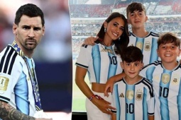 Messi lặng lẽ về Argentina cùng vợ con sau World Cup