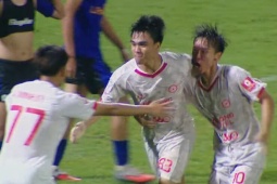 Video bóng đá U21 Thể Công Viettel - U21 HAGL: Công Phương tỏa sáng, lấy vé chung kết (U21 Quốc gia)