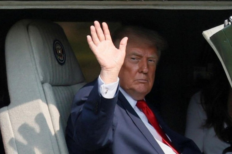 Tổng thống Trump. Ảnh: AP