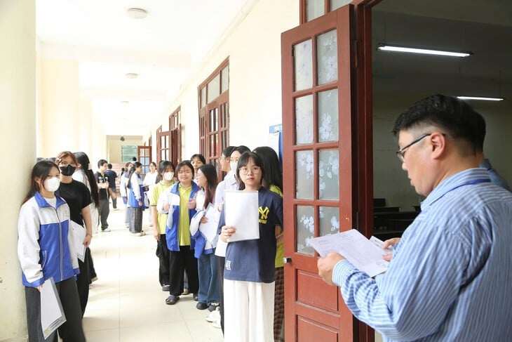 Thí sinh tham dự kỳ thi tốt nghiệp THPT 2026. Ảnh: HB