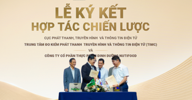 Nutifood và Cục Phát thanh, Truyền hình và Thông tin điện tử hợp tác chiến lược phát triển nguồn nhân lực số