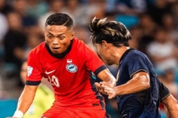 Video bóng đá Campuchia - Singapore: Tuyệt phẩm phút 90+11 (AFF Cup 2026)