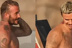 Cả nhà Beckham lại gây chú ý sau World Cup
