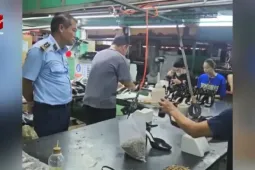 Cận cảnh dây chuyền sản xuất gần 50.000 đôi giày giả nhãn hiệu trị giá hơn 100 tỷ đồng