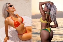 Người đẹp thể hình mặc bikini khoe vòng ba 98 cm, sẵn sàng “săn” HCV marathon