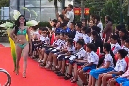 Trình diễn bikini trước học sinh, Ban Tổ chức cuộc thi hoa hậu ở Lý Sơn xin lỗi