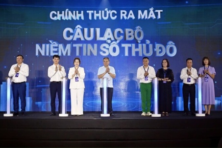 Ra mắt Câu lạc bộ "Niềm tin số Thủ đô" - Công an Hà Nội khẳng định nguyên tắc "3 nhanh" bảo vệ người dùng mạng xã hội